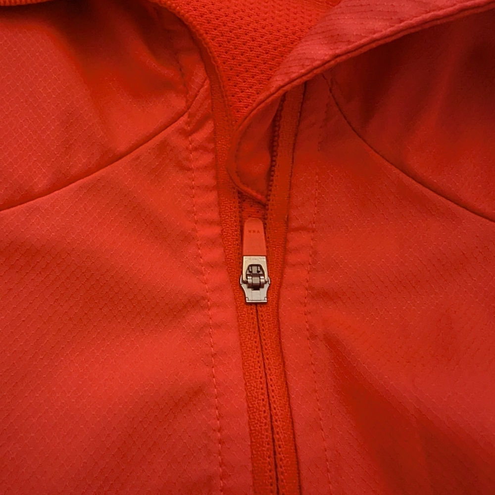 Adidas Men's Orange Hooded Running Jacket - Picture 4 of 8
